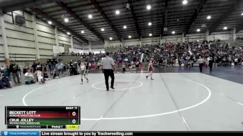 85 lbs Semifinal - Crue Jolley, Payson Pride Wrestling vs Beckett Lott, Morgan Wrestling Club