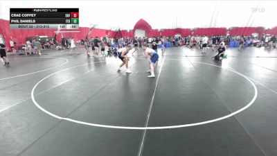213-215 lbs Round 2 - Crae Coffey, Savannah-Maysville vs Phil Daniels, Illinois Top Dawgs