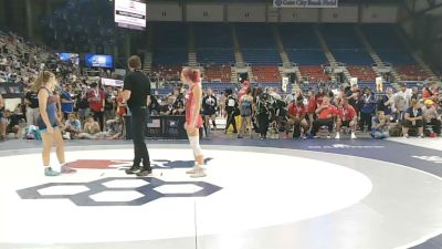 120 lbs Cons. Rd Of 64 - Ana Zeigler, Maine vs Khloe Nedelsky, Indiana