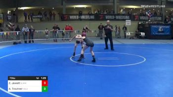 73 lbs Semifinal - Zoey Jewett, Summit Wrestling Academy vs Aubrey Troutner, Colorado All Stars