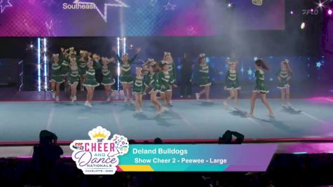 Show Cheer 2 - Deland Bulldogs [2025 Peewee Day 1] 2025 Pop Warner National Cheer & Dance Championship