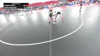 113 lbs Round 1 (8 Team) - Austin Crawford, Oswego East vs Kaiden Dykhoff, United North Central