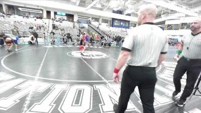 45 lbs Round 1 (4 Team) - Ledger Reid, Santas Misfits vs Brexton Beebe, South Central Utah