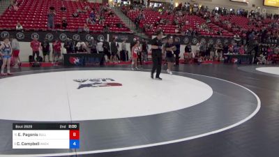 38 kg Cons 16 #2 - Elijah Pagonis, BullTrained Wrestling vs Colter Campbell, Anchorage Youth Wrestling Academy