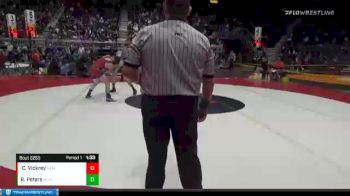 2A-132 lbs Semifinal - Connor Vickrey, Kemmerer vs Randy Peters, Moorcroft