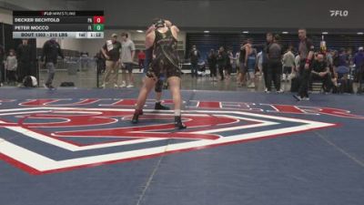 215 lbs 3rd Place - Decker Bechtold, PA vs Peter Mocco, FL