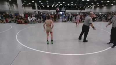 93 lbs Cons. Quarters - Ryland Kehoe, King Select Wrestling vs Brantley Arluck, Spartan Mat Club