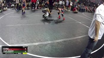 80 lbs Finals (8 Team) - Tyler Johnson, Kansas Anacondas vs Ty Volk, North Dakota 2