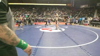 3A-120 lbs Semifinal - Kade Garcia, Worland vs Rian Selby, Glenrock