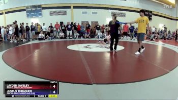 132 lbs Cons. Round 2 - Jayden Owsley, Invicta Wrestling Academy vs Justus Thrasher, Center Grove Wrestling Club