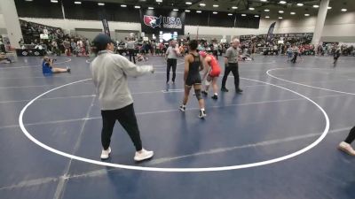 125 lbs Cons. Sub-semis - Taylyn Humphrey, Iowa vs Jasmine Anderson, Hawkeye Wrestling Academy
