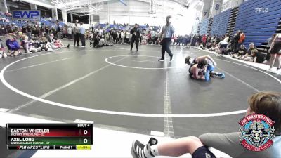 110 lbs Round 2 (4 Team) - Easton Wheeler, Victory Wrestling vs Axel Lorg, Untouchables Purple