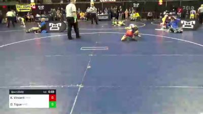 74 lbs Quarterfinal - Kaiden Vincent, Eastern Lebanon vs Declan Tigue, Wyoming Valley West