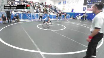 135 lbs 3rd Place Match - Shiloh Ahrens, Beckman vs Sophia Miranda, Esperanza