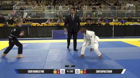 Zain Safraz Khan vs Cash Daniels Fine 2025 Pan Kids Jiu-Jitsu IBJJF Championship