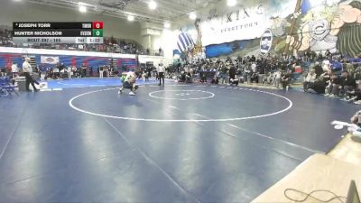 165 lbs Cons. Round 4 - Joseph Torr, Timberlake vs Hunter Nicholson, East Valley (Spokane)