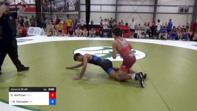 57 kg Consi Of 32 #2 - Dorian Hoffman, Yellow Jacket Wrestling Club vs Nicholas Gonzalez, Air Force Regional Training Center