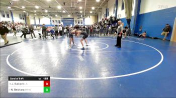 138 lbs Consi Of 8 #1 - Jacob Balcom, Lincoln-Sudbury vs Noah Beshara, Methuen