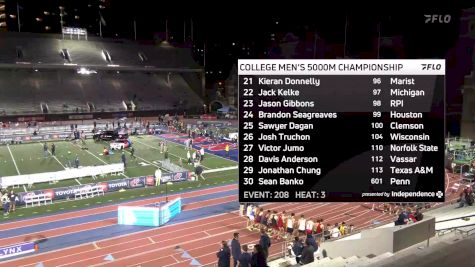 Men's 5k Event 208 - Championship, Finals 3