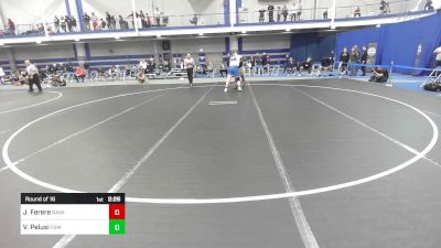 285 lbs Round Of 16 - Jamier Ferere, Naval Academy vs Vincenzo Pelusi, F&m