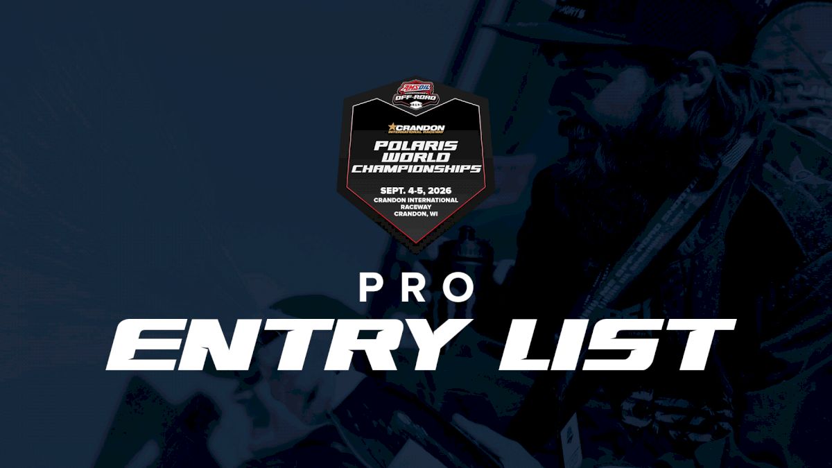 Entry List: AMSOIL Champ Off-Road at the Polaris World Championships 2026