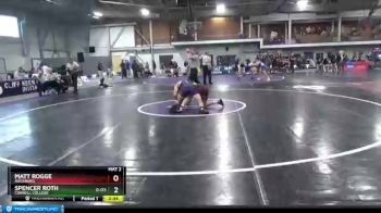 165 lbs 7th Place Match - Matt Rogge, Augsburg vs Spencer Roth, Cornell College