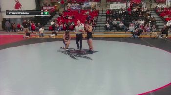 133 lbs Cons. Round 2 - Zyan Westbrook, Quincy vs Deagan Fugitt, Drury