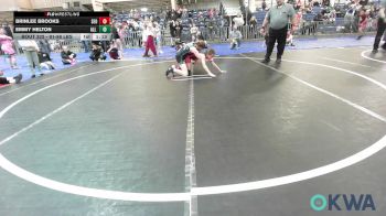 91-98 lbs Quarterfinal - Brinlee Brooks, SEO Wrestling Club vs Emmy Helton, All American Wrestling