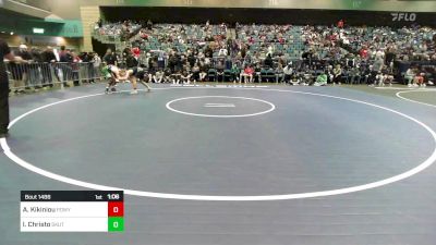 144 lbs Quarterfinal - Arseni Kikiniou, Poway vs Isaac Christo, Skutt Catholic