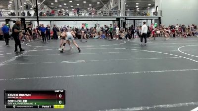 120 lbs Round 6 (8 Team) - Dom Holler, Este Built Underground vs Xavier Brown, Mavericks