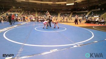 49-52 lbs Round Of 16 - Reegan Perkins, Tahlequah Wrestling Club vs Averly Pittman, Spartan Wrestling Fort Smith