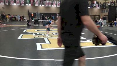 130 lbs Champ. Round 3 - Calista Rodish, Ubasa Wrestling Academy vs Macie Little, Moyer Elite Wrestling