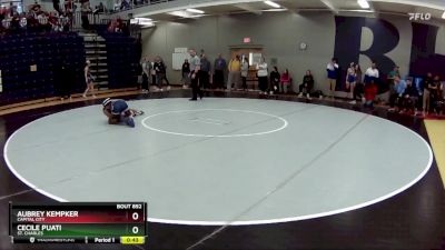 100 lbs. Cons. Round 5 - Aubrey Kempker, Capital City vs Cecile Puati, St. Charles