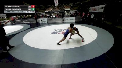 126 lbs Champ. Rd Of 64 - Tristan Bartonico, Delta Wrestling Club vs Joshua Romero, Elite Force Wrestling Club