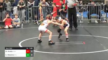 49 lbs Quarterfinal - Michael Anello, Bergen Area Dragons ES vs Anthony Messina, Buxton Elite ES
