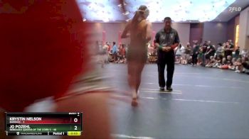 128 lbs Round 2 (4 Team) - Aliena Osterbuhr, Nebraska Queens Of The Corn 3 vs Ava Coleman, Badbass