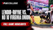 No. 10 Virginia Union Panthers vs. Lenoir-Rhyne Bears | D2 Football Full Game Highlights Aug 27