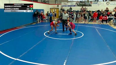 138 lbs Round 2 - Gabrielle Castagno, Benson High School vs Gabriella Ibarra, Santa Cruz