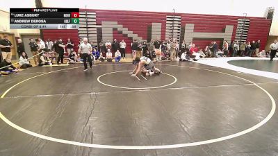 157 lbs Consi Of 8 #1 - Luke Asbury, North Haven vs Andrew DeRosa, Guilford