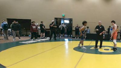150 lbs Cons. Rd Of 32 - Daniel Willow, Tiger Wrestling Club vs Alfredo Bermudez, Basement Rats