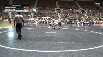 6A 106 lbs Semifinal - Robert Felix, Northridge High School vs Abel Brantley, Gulf Shores