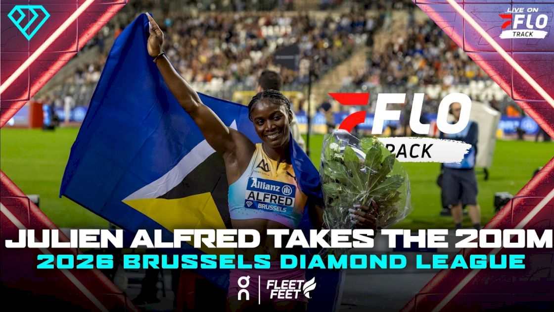 Julien Alfred PUTS ON A SHOW in 200m in Brussels DL Final