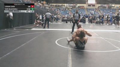 125 lbs Cons. Round 3 - Logan Cass, Cowley College vs Tate Blackwill, Fort Hays Tech Northwest