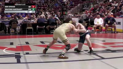 133 lbs Consi 4 - Ben Straub, Mifflinburg vs Brayden Hartranft, Berks Catholic