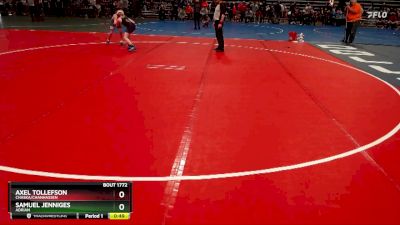 95 lbs Semifinal - Samuel Jenniges, Adrian vs Axel Tollefson, Chaska/Chanhassen