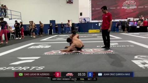 Caio Lucas De Azeredo vs Juan Cruz Quiroga Mas 2024 ADCC Balneario Open