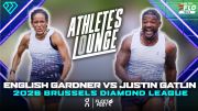 Justin Gatlin vs English Gardner Over 60m LIVE on The Athlete's Lounge | Full Race Replay