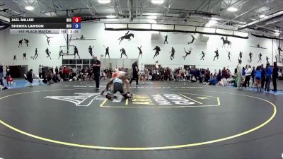 180A 1st Place Match - Jael Miller, North Central University vs Shenita Lawson, North Central University