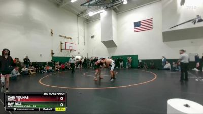 285 lbs Ray Rice, Worland High School vs Zain Younas, Powell