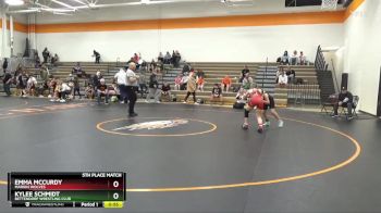 GN-6 lbs 5th Place Match - Emma McCurdy, Marion Wolves vs Kylee Schmidt, Bettendorf Wrestling Club